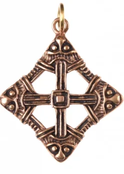 Anhänger aus Bronze, Wikingerkreuz