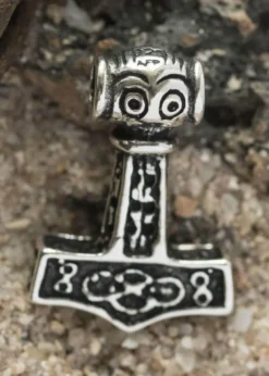 Anhänger Mjölnir, Kleiner Thorshammer aus Silber