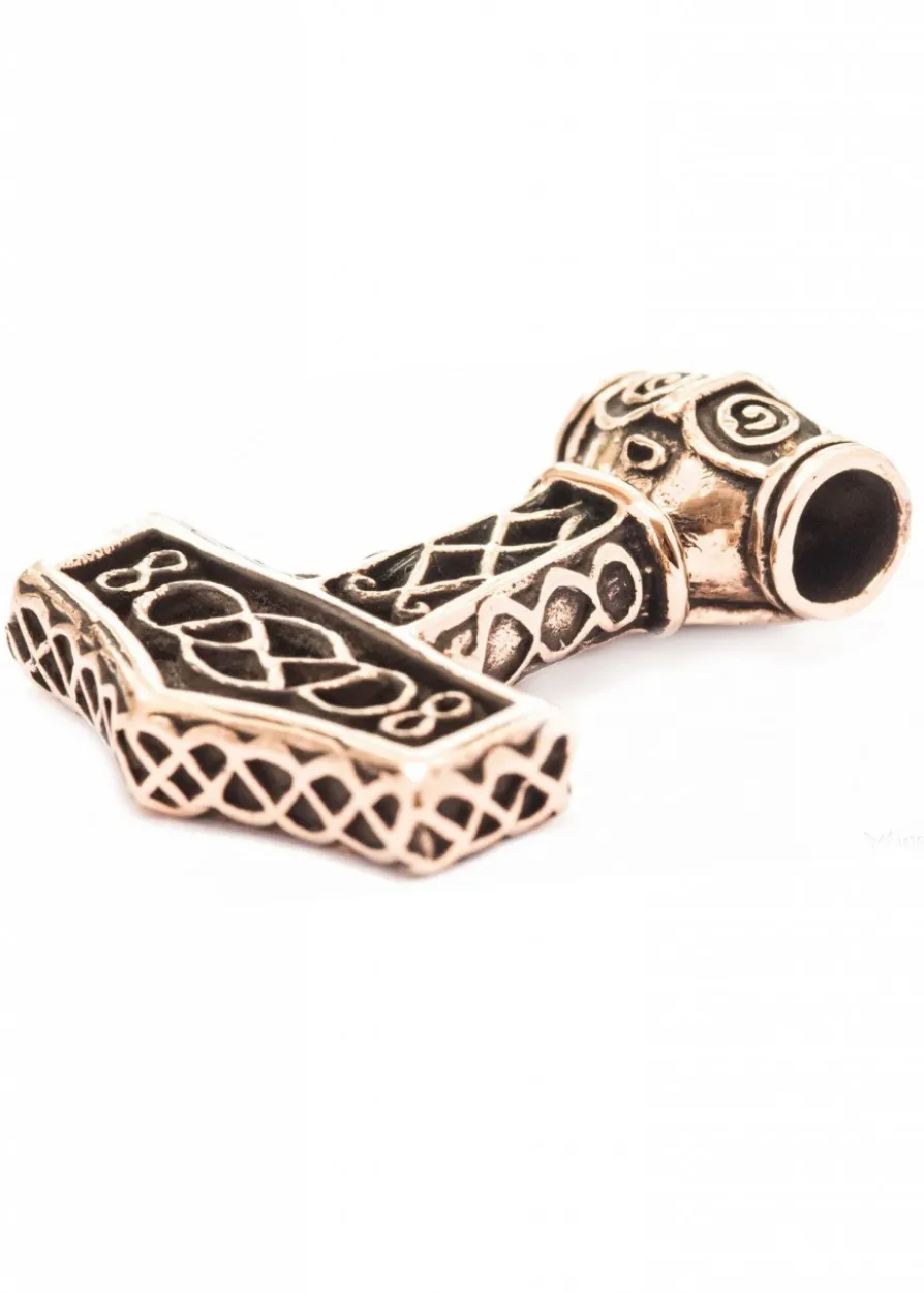 Anhänger Mjölnir, Thorshammer aus Bronze