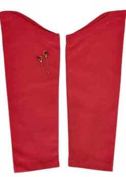 Ansteckärmel, separate Ärmel, rot