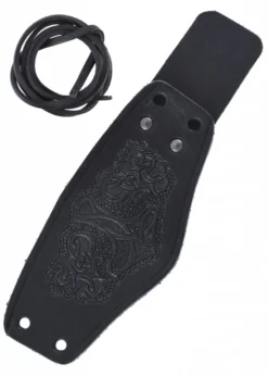 Armschützer aus Leder, mit Thorshammer, kurz