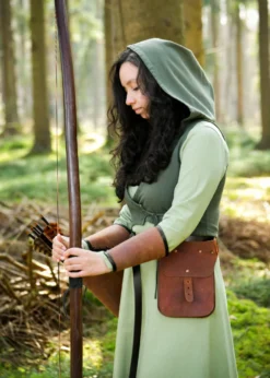 Armschutz aus Leder, Paar, braun