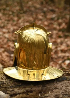 Auxiliar Infanterie-Helm, nach Niederbieber-Fund, aus Messing