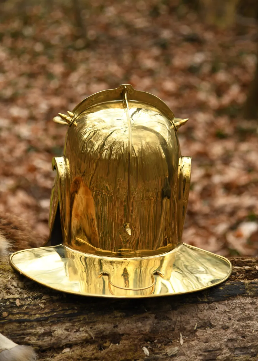 Auxiliar Infanterie-Helm, nach Niederbieber-Fund, aus Messing