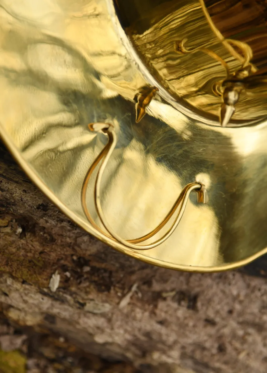 Auxiliar Infanterie-Helm, nach Niederbieber-Fund, aus Messing