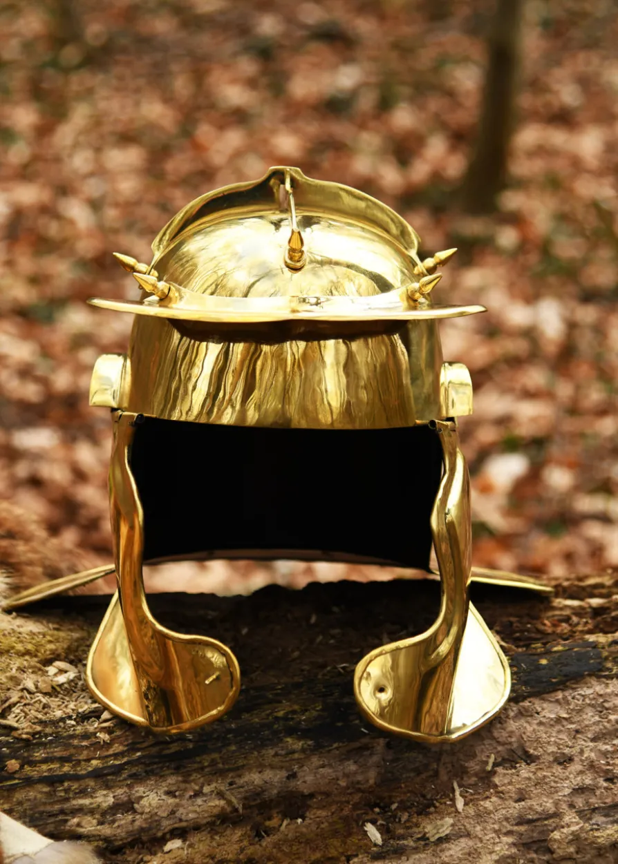 Auxiliar Infanterie-Helm, nach Niederbieber-Fund, aus Messing