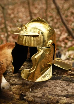Auxiliar Infanterie-Helm, nach Niederbieber-Fund, aus Messing