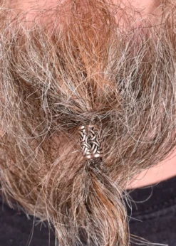 Bartperle und Lockenperle mit keltischen Knoten aus Bronze