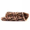Bartperle und Lockenperle mit Runenspirale aus Bronze