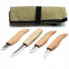 Basic Set mit 4 Messern (4 Messer in der Rolle), BeaverCraft