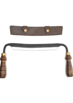 Beavercraft, Handgeschmiedetes Zugmesser mit Lederscheide