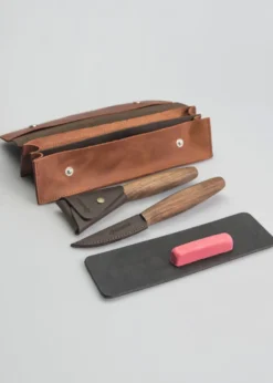 Beavercraft, Luxus-Löffelschnitzset Mit Walnussgriffen (braun)