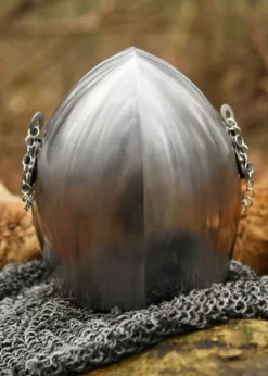 Beckenhaube, Hundsgugel, ca. 1390, 1,6 mm Stahl