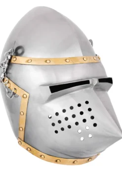 Beckenhaube, Hundsgugel, ca. 1390, 1,6 mm Stahl