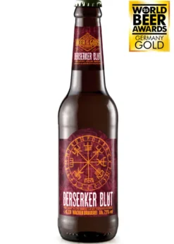 Berserker Blut - Trunk aus Bier und Kirschwein, 0,33l Flasche - Wacken Brauerei
