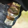 Bierglas Halterung, Manschette aus Leder, braun - Wacken Brauerei