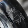 Bierkrug aus Horn - Odin reitet Sleipnir