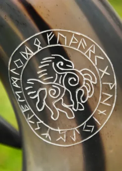 Bierkrug aus Horn - Sleipnir