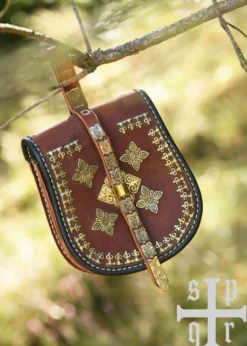 Birka Tasche, Wikinger-Gürteltasche aus Leder