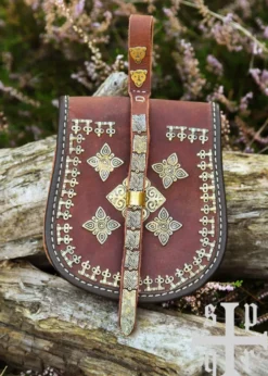 Birka Tasche, Wikinger-Gürteltasche aus Leder
