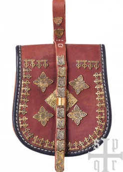 Birka Tasche, Wikinger-Gürteltasche aus Leder