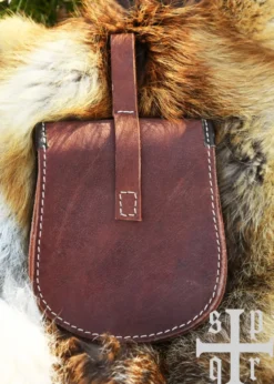 Birka Tasche, Wikinger-Gürteltasche aus Leder
