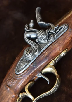 Blunderbuss-Steinschlosspistole, 18. Jahrhundert, Replik, versch. Ausführungen