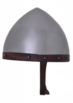 Bogenschützen Helm, 1.6 mm Stahl, mit Lederinlet