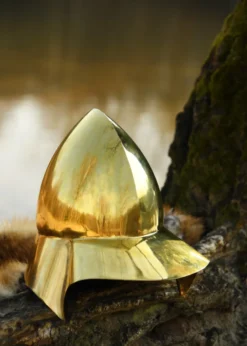 Böotischer Helm, Griechischer Helm aus Messing, 4. Jh. v. Chr.