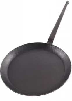 Bratpfanne mit geschmiedetem Hakenstiel, ca. 40 cm