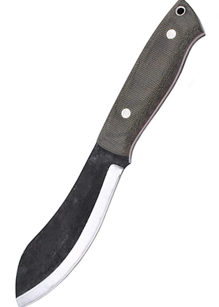 Brisa Nessmuk 125 - Grünes Micarta, Scandi