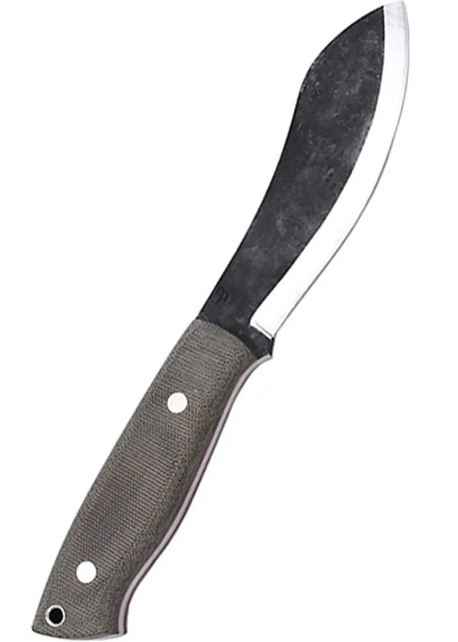 Brisa Nessmuk 125 - Grünes Micarta, Scandi