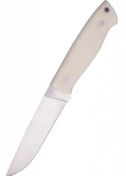 Brisa Trapper 115, elfenbeinfarbiges Micarta, Flachschliff