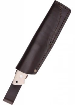 Brisa Trapper 115, elfenbeinfarbiges Micarta, Flachschliff