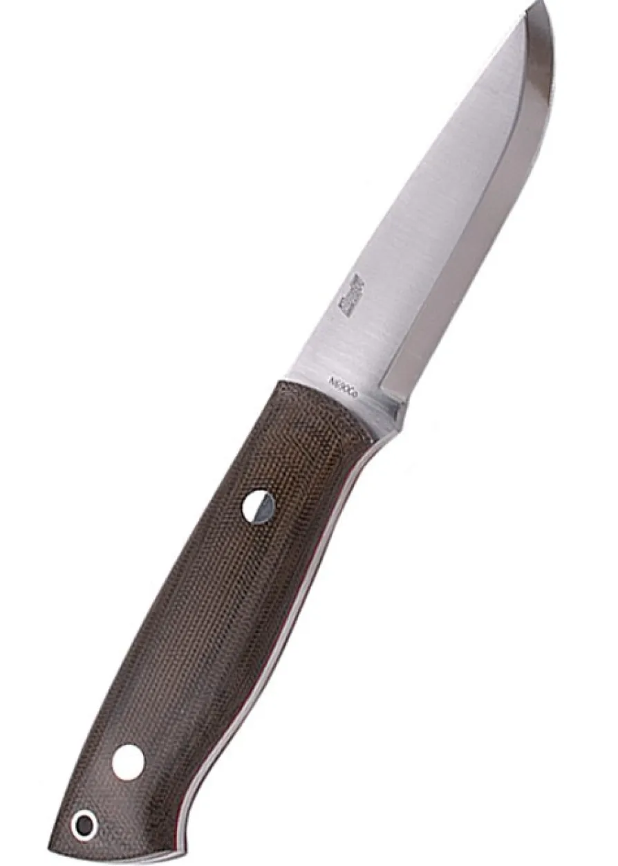 Brisa Trapper 95 - Grünes Micarta, Scandi, Feuerstahl