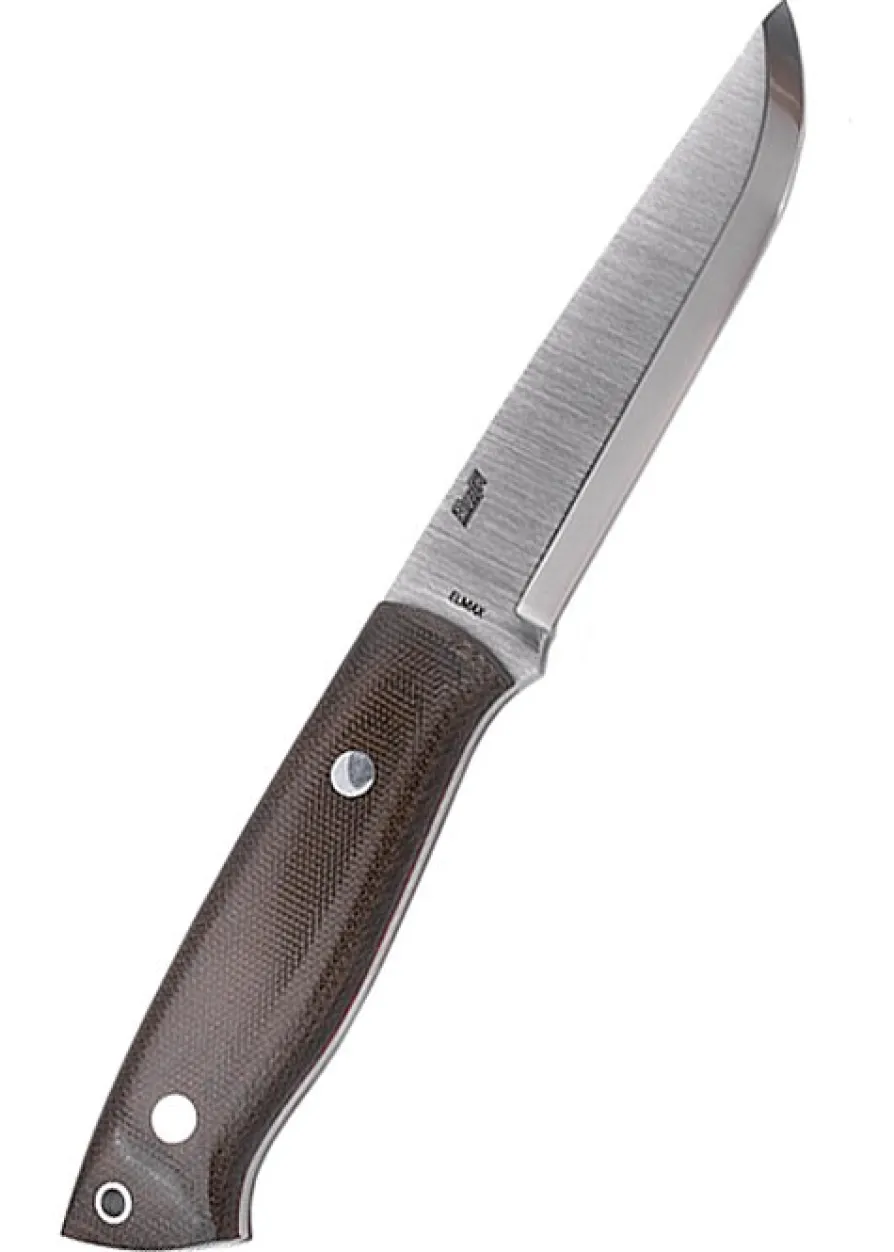 Brisa Trapper 115 - Grünes Micarta, Scandi, Feuerstahl