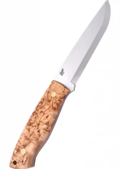 Brisa Trapper 115 - Stabilisierte Maserbirke, Scandi, Feuerstahl