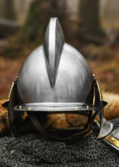 Burgonet, oder Sturmhaube, 1,2 mm Stahl