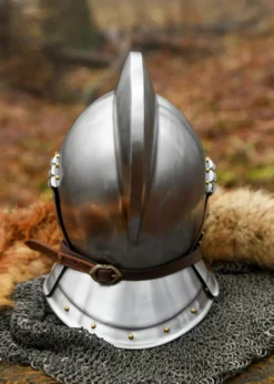 Burgonet, oder Sturmhaube, 1,2 mm Stahl