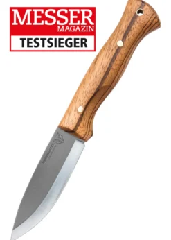 Bushcraft Explorer Knife mit Leder-Scheide