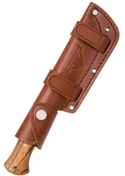 Bushcraft Explorer Knife mit Leder-Scheide
