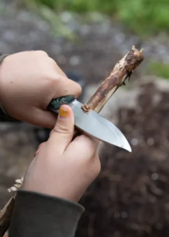 Casström, SWEDISH FOREST KNIFE NO. 8, GREEN MICARTA