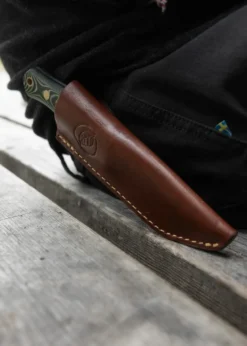 Casström, SWEDISH FOREST KNIFE NO. 8, GREEN MICARTA