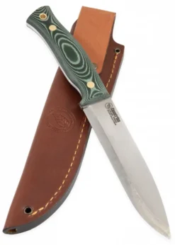 Casström, SWEDISH FOREST KNIFE NO. 14, GREEN MICARTA