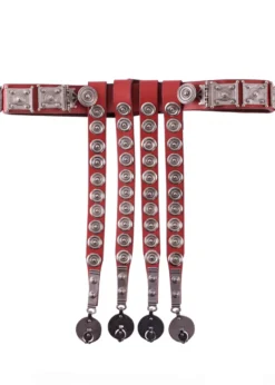 Cingulum, Römischer Gürtel Typ Mainz, Leder u. Messing (verzinnt)