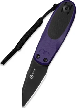 Civivi Purr Nitro-V Purple + Black G10, Black Stonewash, Taschenmesser