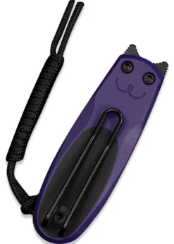 Civivi Purr Nitro-V Purple + Black G10, Black Stonewash, Taschenmesser