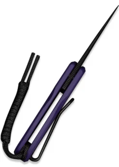Civivi Purr Nitro-V Purple + Black G10, Black Stonewash, Taschenmesser