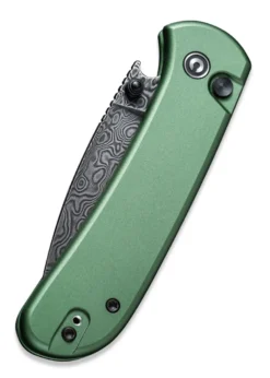 CIVIVI Qubit, grün, Damast, Taschenmesser