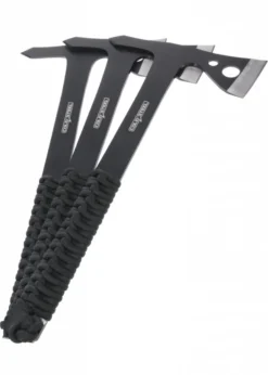 Cold Steel Wurfäxte 3er Pack, schwarz mit Nylon-Scheide
